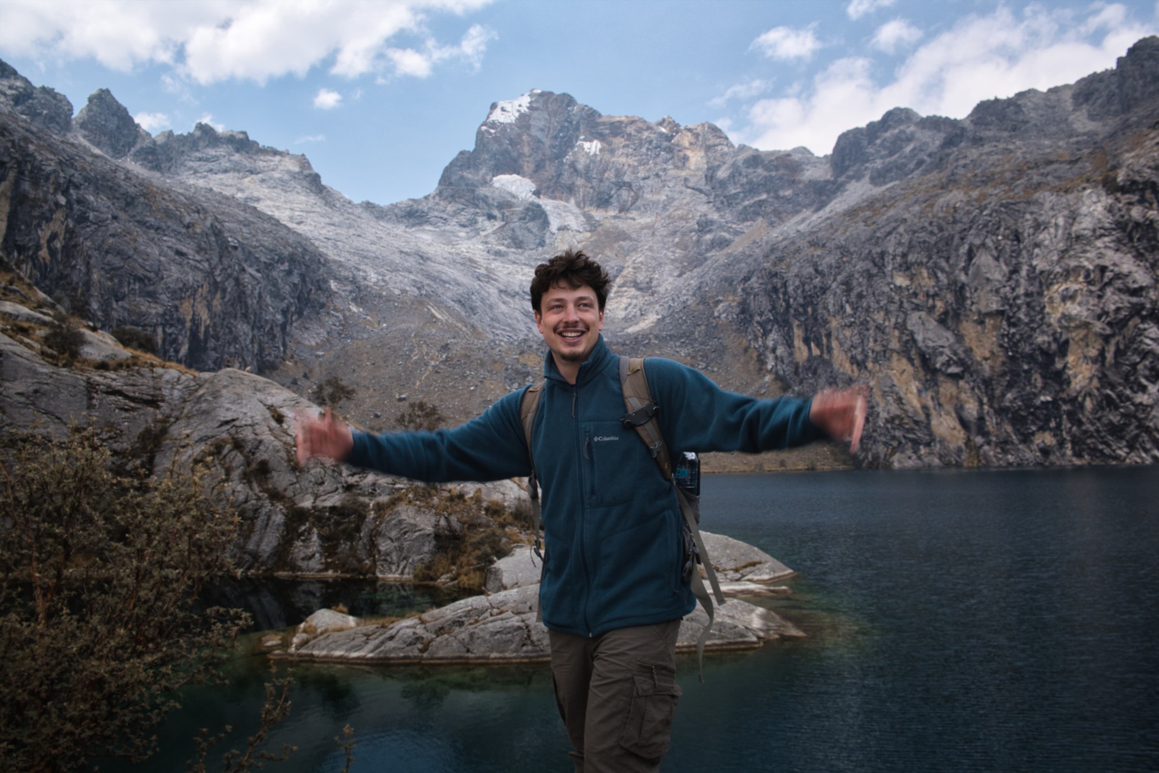Photographie de voyage, lac de montagne