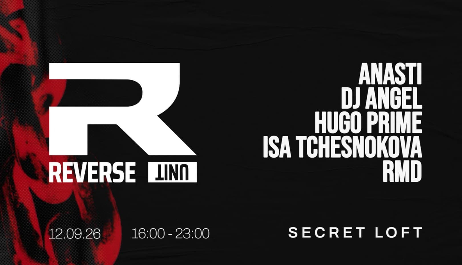 Reverse Unit — Affiche horizontale
